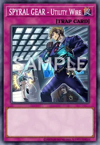 SPYRAL GEAR - Utility Wire, Yu-Gi-Oh! card, TRAP