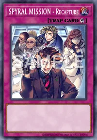 SPYRAL MISSION - Recapture, Yu-Gi-Oh! card, TRAP
