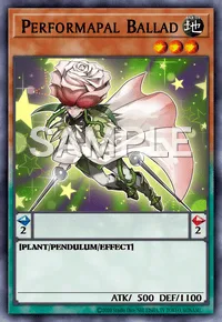 Performapal Ballad, Yu-Gi-Oh! card, EARTH