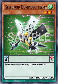 Speedroid Dominobutterfly, Yu-Gi-Oh! card, WIND