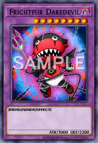 Frightfur Daredevil, Yu-Gi-Oh! card, DARK