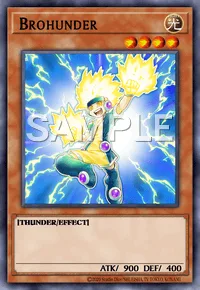 Brohunder, Yu-Gi-Oh! card, LIGHT