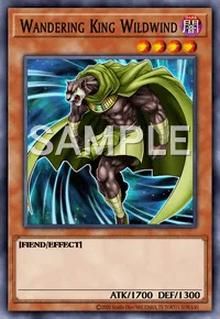 Wandering King Wildwind, Yu-Gi-Oh! card, DARK