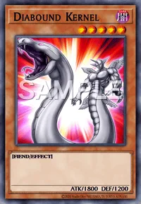 Diabound Kernel, Yu-Gi-Oh! card, DARK