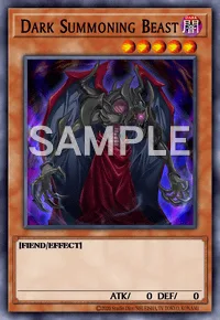 Dark Summoning Beast, Yu-Gi-Oh! card, DARK