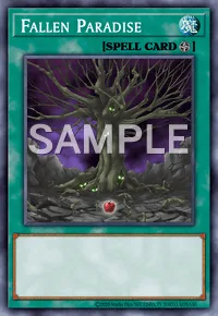 Fallen Paradise, Yu-Gi-Oh! card, SPELL
