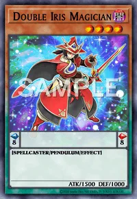 Double Iris Magician, Yu-Gi-Oh! card, DARK