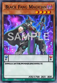 Black Fang Magician, Yu-Gi-Oh! card, DARK