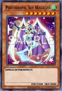 Performapal Sky Magician, Yu-Gi-Oh! card, WIND
