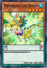 Performapal Coin Dragon, Yu-Gi-Oh! card, WATER