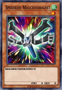 Speedroid Maliciousmagnet, Yu-Gi-Oh! card, WIND