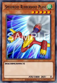 Speedroid Rubberband Plane, Yu-Gi-Oh! card, WIND