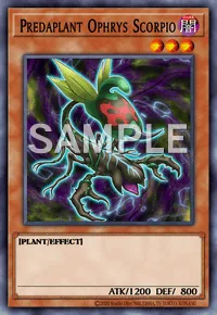 Predaplant Ophrys Scorpio, Yu-Gi-Oh! card, DARK