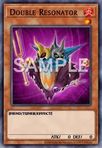 Double Resonator, Yu-Gi-Oh! card, FIRE
