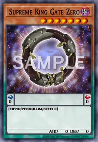 Supreme King Gate Zero, Yu-Gi-Oh! card, DARK