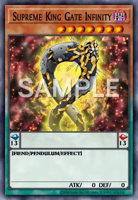 Supreme King Gate Infinity, Yu-Gi-Oh! card, DARK