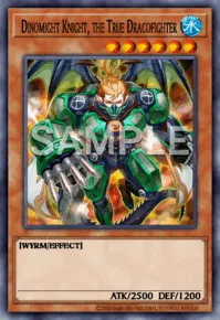 Dinomight Knight, the True Dracofighter, Yu-Gi-Oh! card, WATER