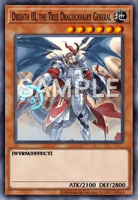 Dreiath III, the True Dracocavalry General, Yu-Gi-Oh! card, EARTH