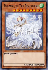 Mariamne, the True Dracophoenix, Yu-Gi-Oh! card, WIND