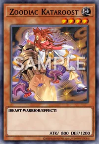 Zoodiac Kataroost, Yu-Gi-Oh! card, EARTH