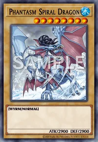 Phantasm Spiral Dragon, Yu-Gi-Oh! card, WATER