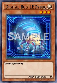Digital Bug LEDybug, Yu-Gi-Oh! card, LIGHT