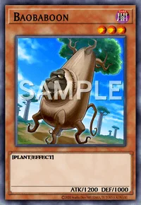 Baobaboon, Yu-Gi-Oh! card, DARK