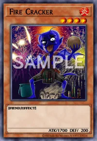 Fire Cracker, Yu-Gi-Oh! card, FIRE