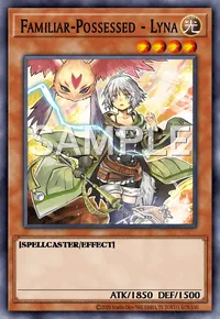 Familiar-Possessed - Lyna, Yu-Gi-Oh! card, LIGHT