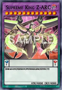 Supreme King Z-ARC, Yu-Gi-Oh! card, DARK