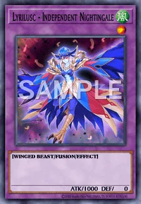 Lyrilusc - Independent Nightingale, Yu-Gi-Oh! card, WIND