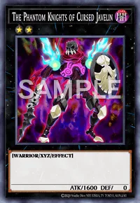 The Phantom Knights of Cursed Javelin, Yu-Gi-Oh! card, DARK
