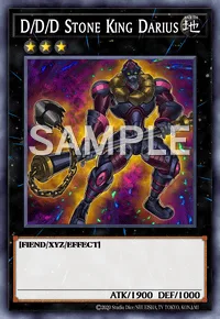 D/D/D Stone King Darius, Yu-Gi-Oh! card, EARTH