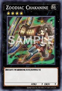 Zoodiac Chakanine, Yu-Gi-Oh! card, EARTH