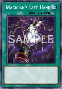 Magician's Left Hand, Yu-Gi-Oh! card, SPELL