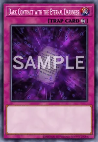 Dark Contract with the Eternal Darkness, Yu-Gi-Oh! card, TRAP