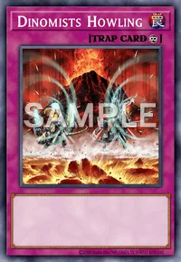 Dinomists Howling, Yu-Gi-Oh! card, TRAP