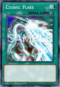 Cosmic Flare, Yu-Gi-Oh! card, SPELL