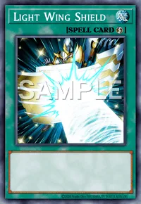 Light Wing Shield, Yu-Gi-Oh! card, SPELL