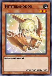 Petiteranodon, Yu-Gi-Oh! card, EARTH