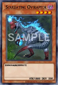 Souleating Oviraptor, Yu-Gi-Oh! card, DARK