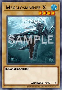 Megalosmasher X, Yu-Gi-Oh! card, WATER