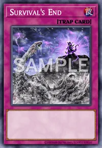 Survival's End, Yu-Gi-Oh! card, TRAP