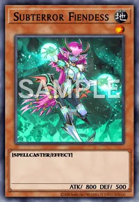 Subterror Fiendess, Yu-Gi-Oh! card, EARTH