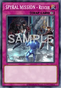 SPYRAL MISSION - Rescue, Yu-Gi-Oh! card, TRAP