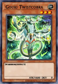 Gouki Twistcobra, Yu-Gi-Oh! card, EARTH
