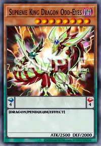 Supreme King Dragon Odd-Eyes, Yu-Gi-Oh! card, DARK