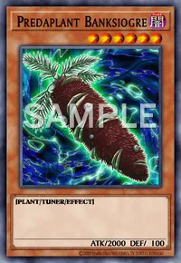 Predaplant Banksiogre, Yu-Gi-Oh! card, DARK