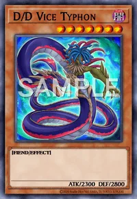 D/D Vice Typhon, Yu-Gi-Oh! card, DARK