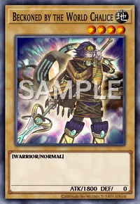 Beckoned by the World Chalice, Yu-Gi-Oh! card, EARTH